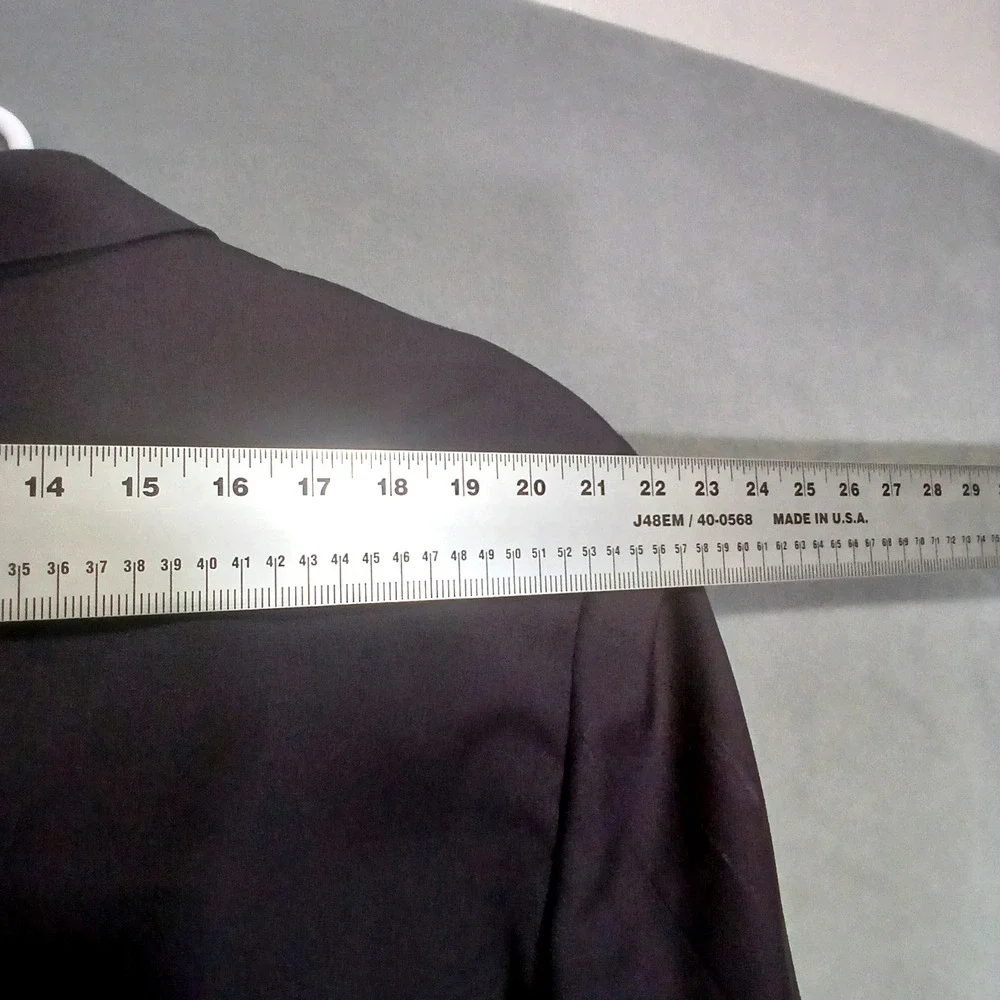 Mani by Giorgio Armani Mens Blazer Jacket Size 42L Brown‎ Virgin Wool Sport Coat